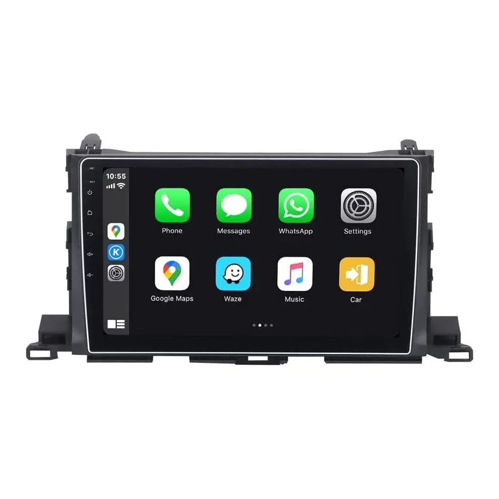 SYGAV Car Stereo for 2014-2019 Toyota Highlander Android 11 Radio with CarPlay ...