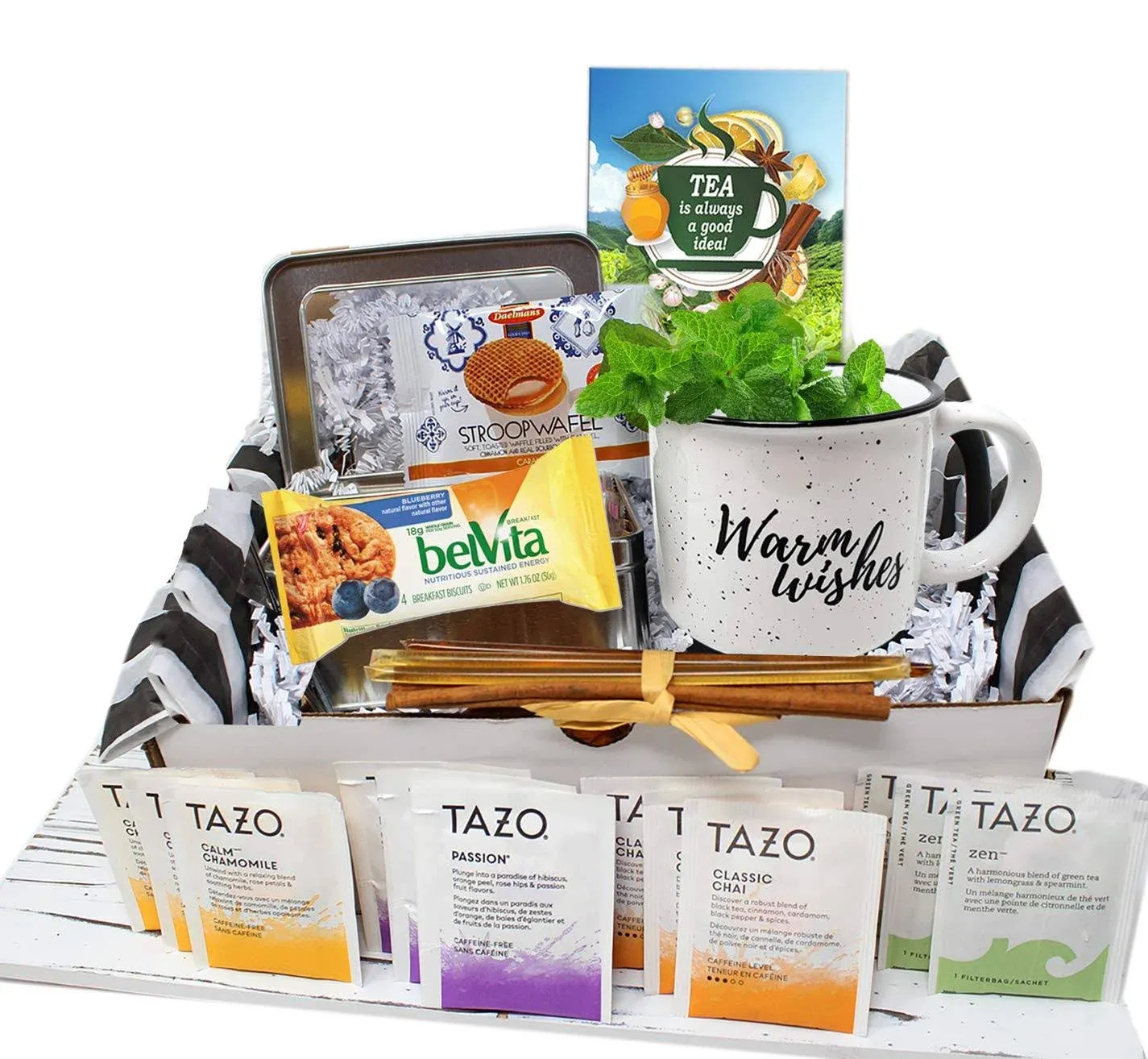 Tea Gift Set | Tea Lovers Gift Baskets | Thinking of You Gift Basket | Birthday