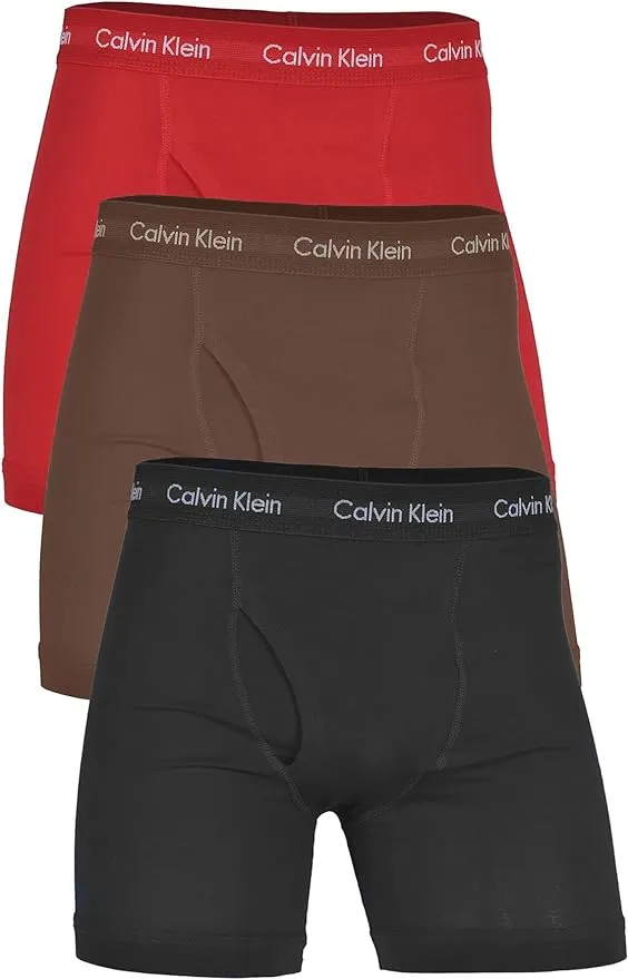 Calvin Klein Men's 3-Pack Cotton Stretch Boxer Brief