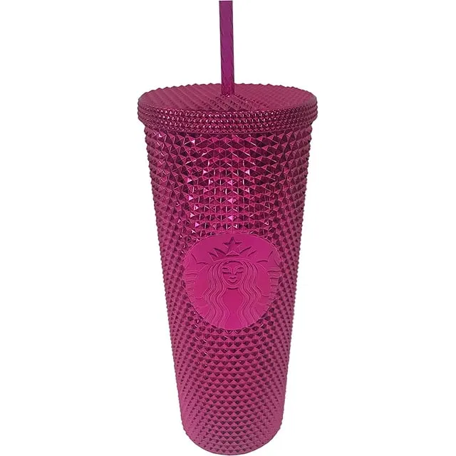 Starbucks Sangria Studded Tumbler 2022 Fall Winter Holiday Bling 24 oz - Venti