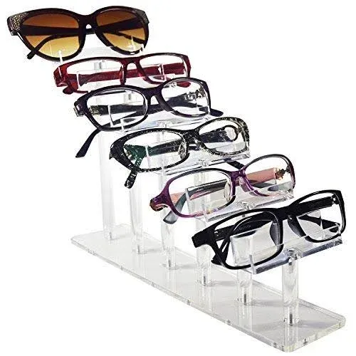 MOOCA Acrylic 6 Tier Eyeglasses / Sunglasses / Pens Stand Holder