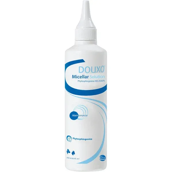 Sogeval Douxo Micellar Ear Cleansing Solution for Pets, 8.4-Ounce