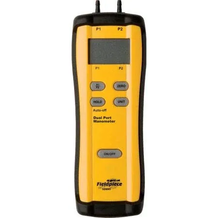 Fieldpiece SDMN5 Dual-Port Handheld Manometer, 60 in. WC