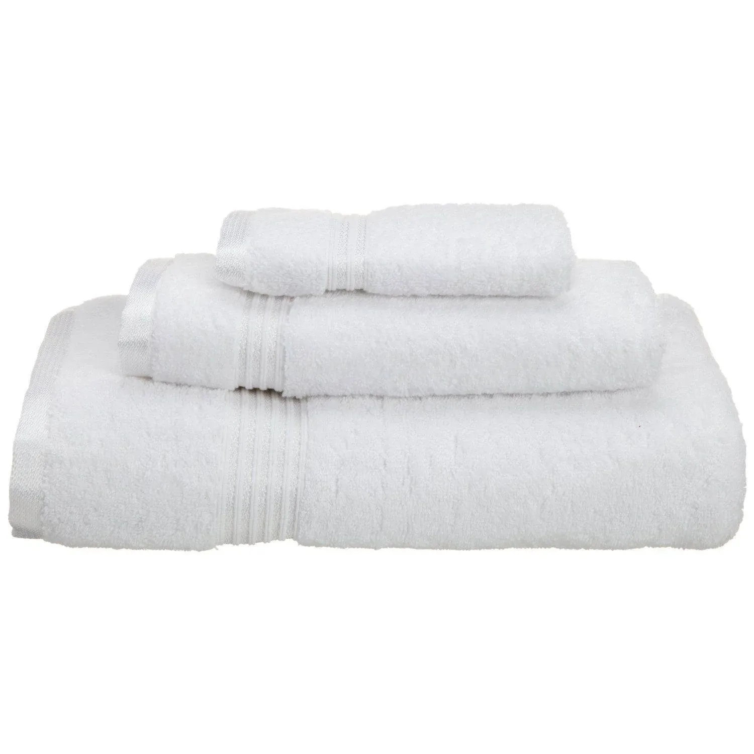 Superior Egyptian Cotton 3-Piece Towel Set White