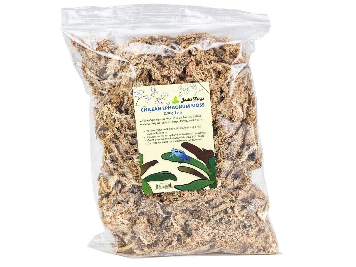 Josh's Frogs Chilean Sphagnum Moss (100 G Bag)