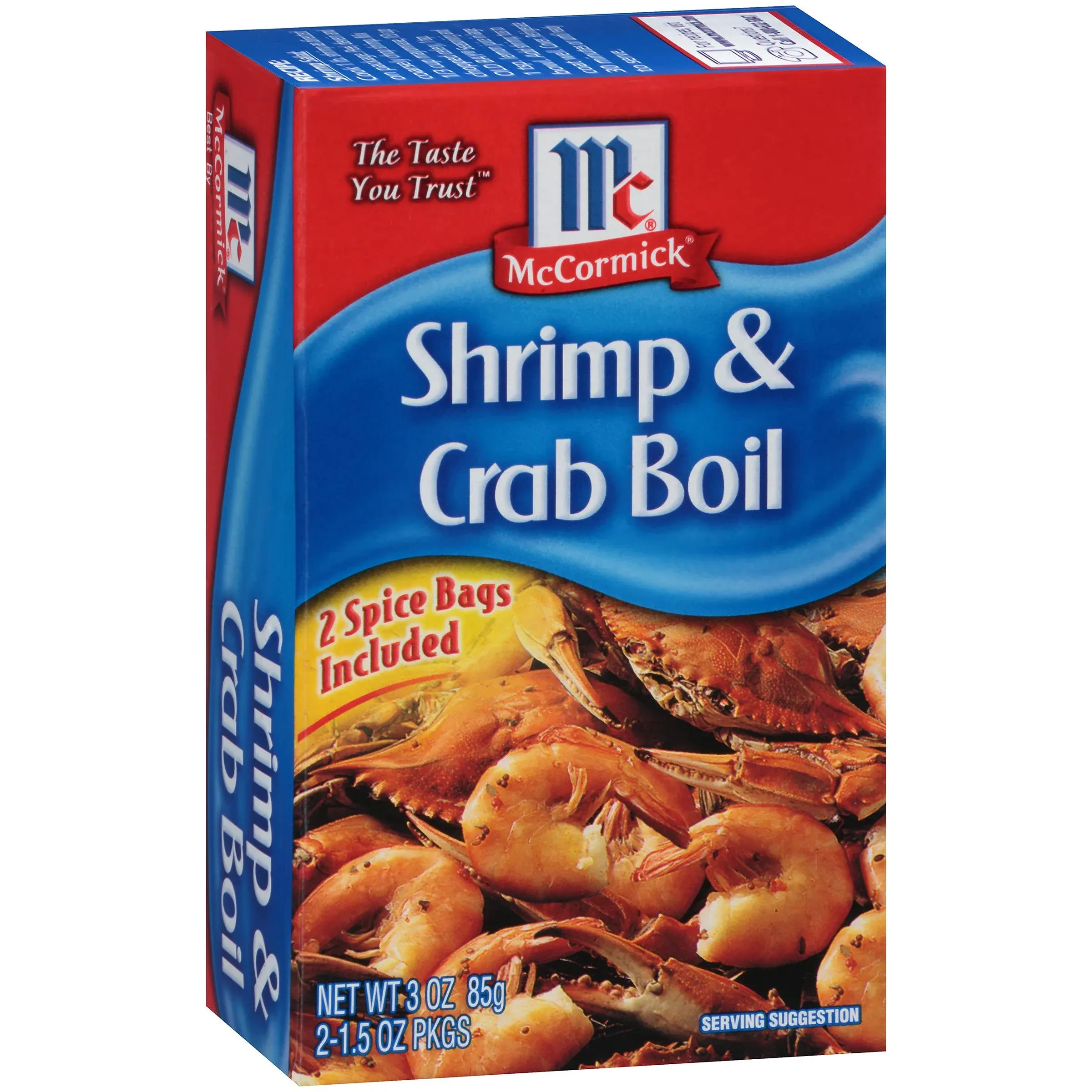 Mccormick Golden Dipt Shrimp and Crab Boil, 3 Ounce -- 12 per case.