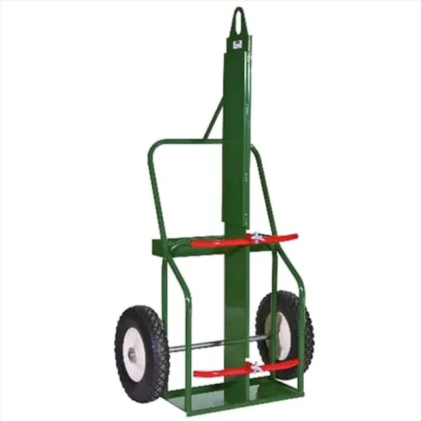 Double Cylinder Cart, Med Range, 16" Wheel