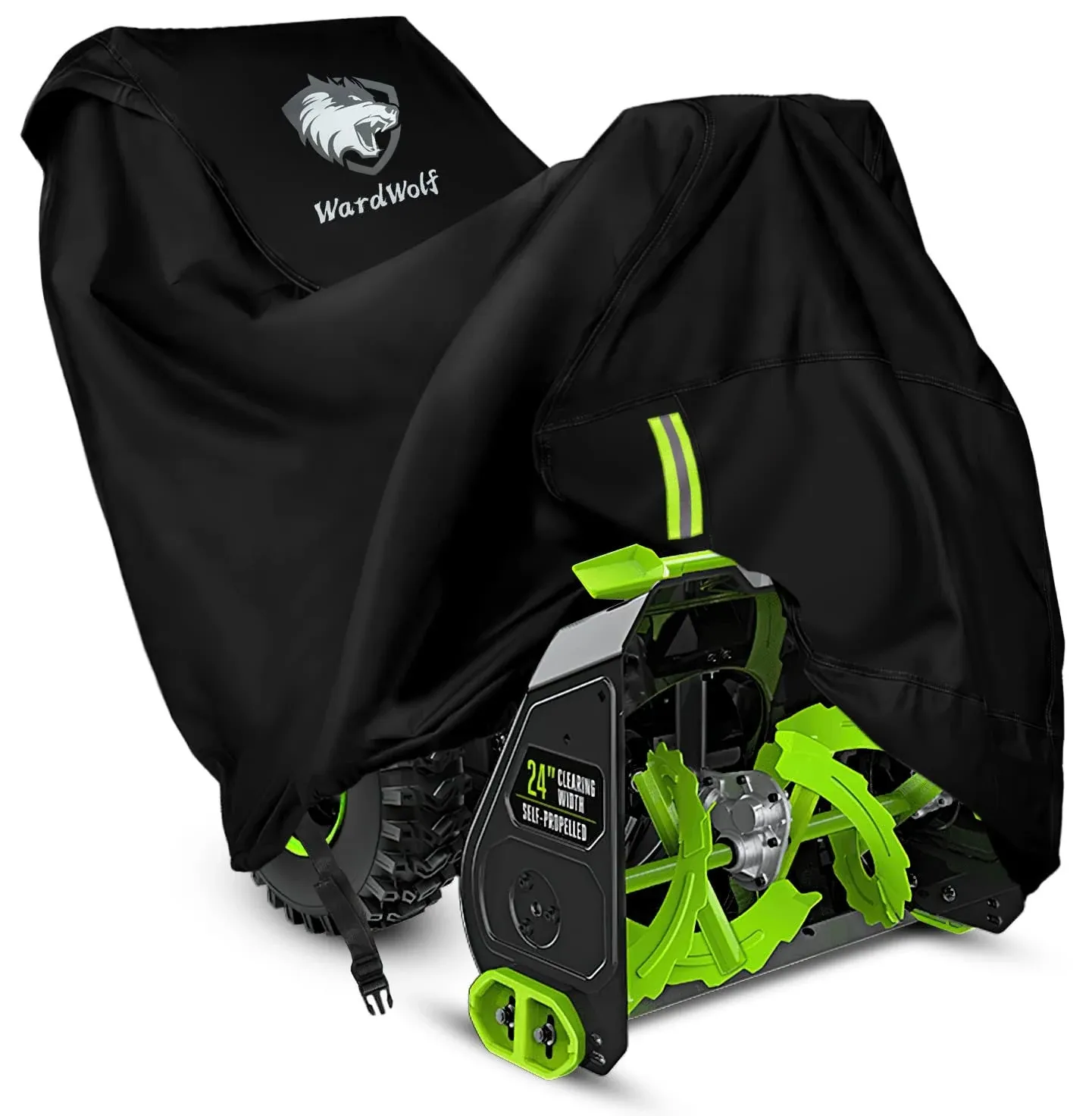 WardWolf Snow Blower Cover, Fit Most Electric Two Stage Snowblowers, 600D Heavy ...