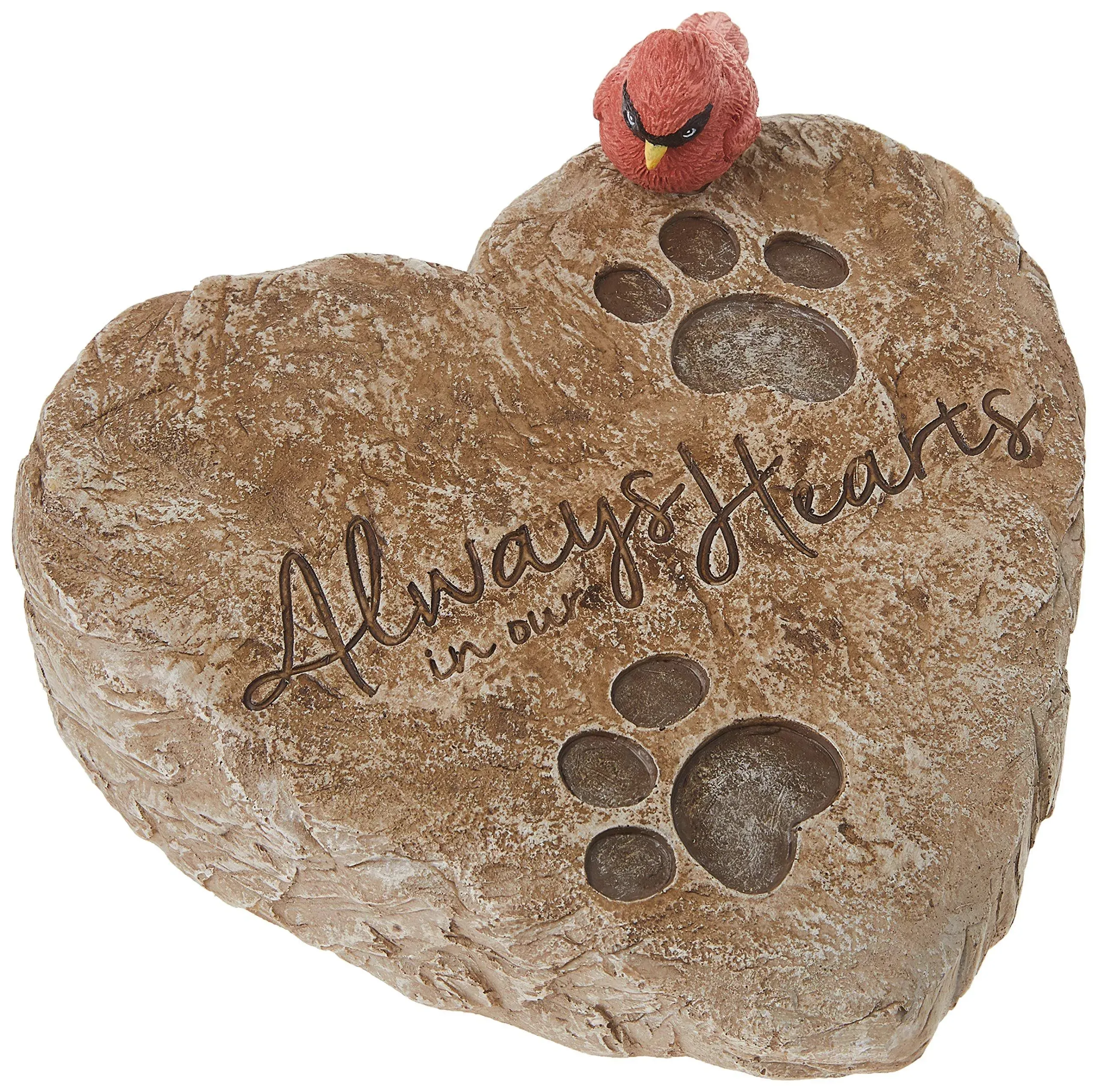 Precious Moments Always in Our Hearts - Pet Memorial Garden Stone