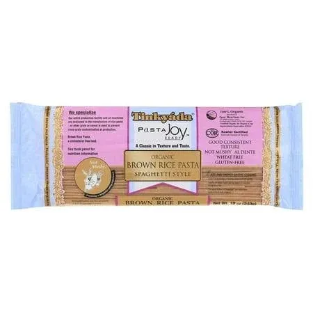 Tinkyada Organic Spaghetti Brown Rice Pasta, 12 Ounce - 12 per Case.