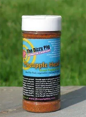 Dizzy Pig Pineapple Head Sweet Tropical BBQ Rub - 8 oz