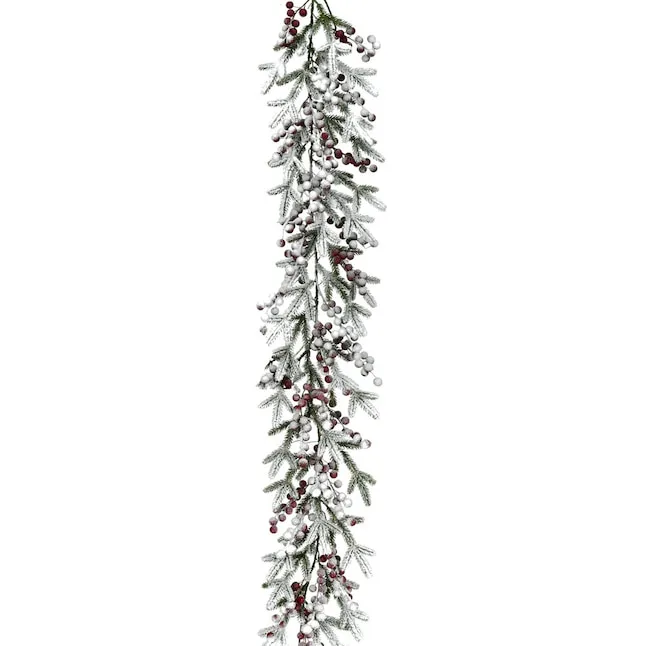 Fraser Hill Farm Indoor/Outdoor 9-ft Pine Artificial Garland Lowes.com