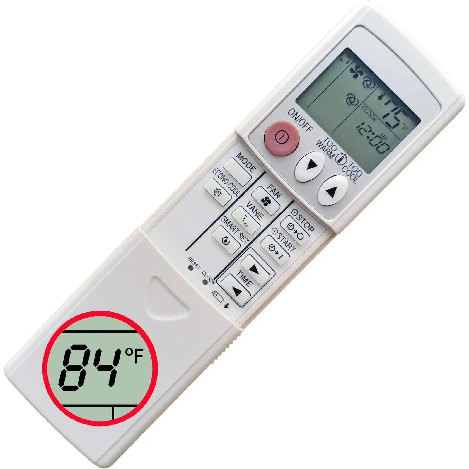 CHOUBENBEN Replacement Mitsubishi Electric Mr Slim Air Conditioner Remote Control U01A03426 MSZ-GL06NA-U1 MSZ-GL09NA-U1 MSZ-GL12NA-U1 MSZ-GL15NA-U1