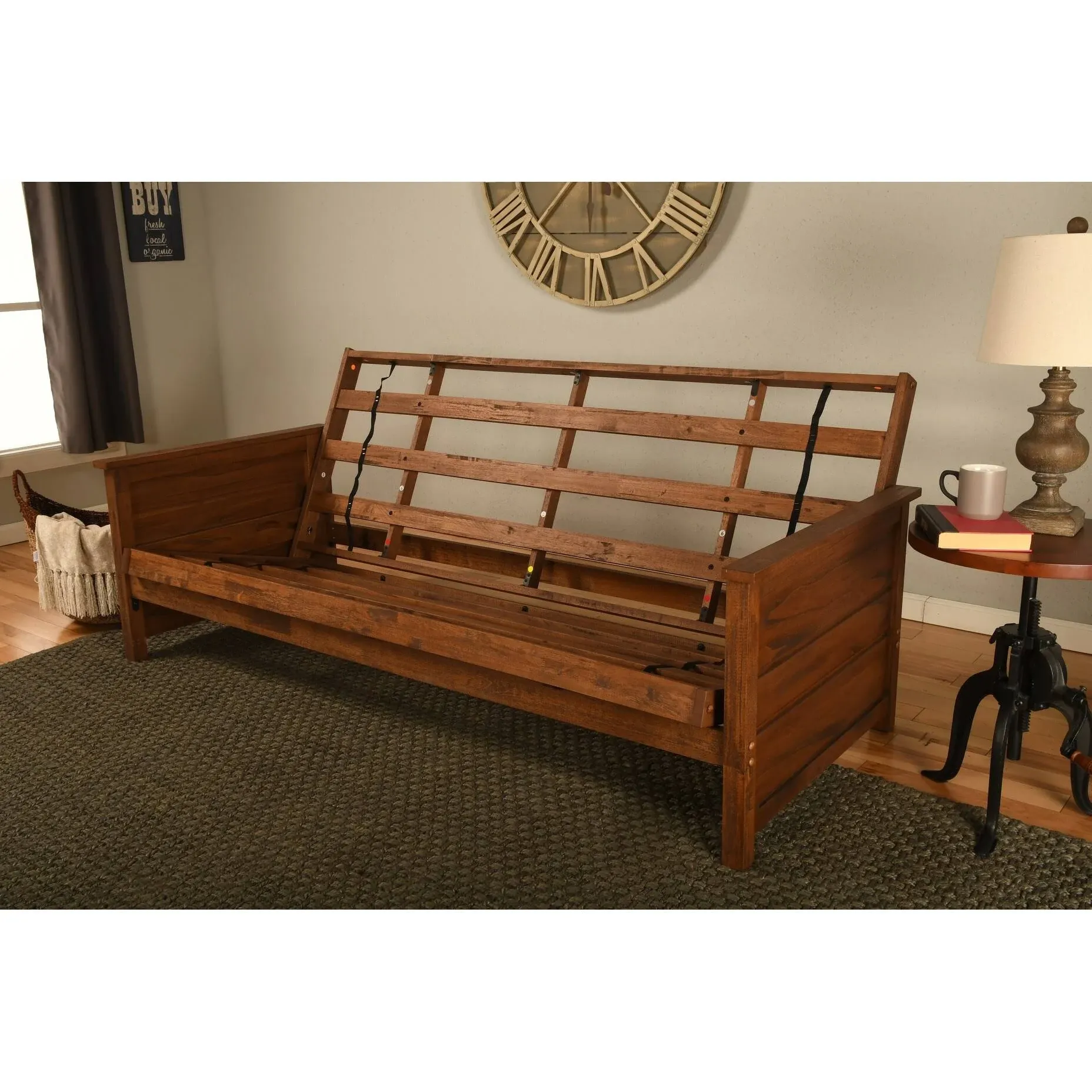 KODIAK Lexington Weathered Futon Frame