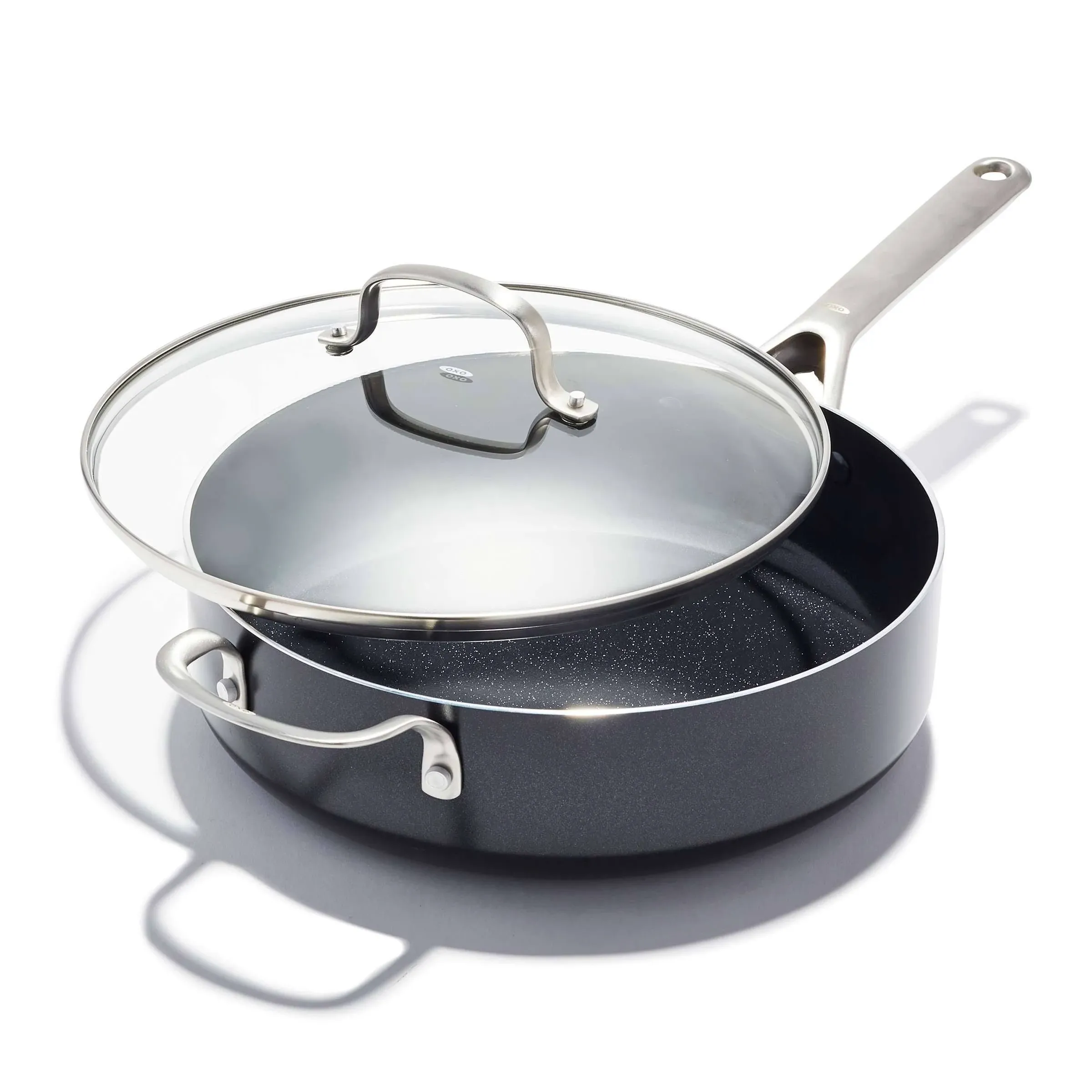 OXO Agility Ceramic Nonstick 5qt Saute Pan with Lid