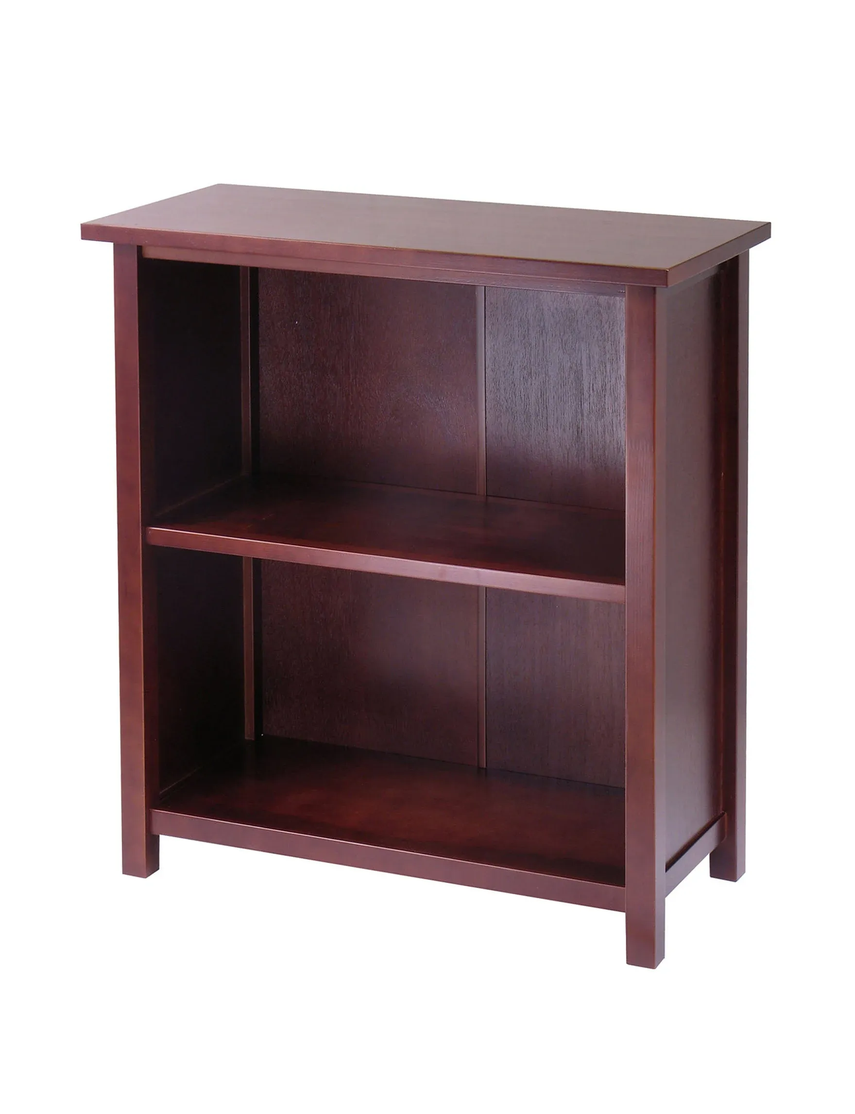 Milan Storage Shelf or Bookcase, 3-tier, Medium - Winsome Wood