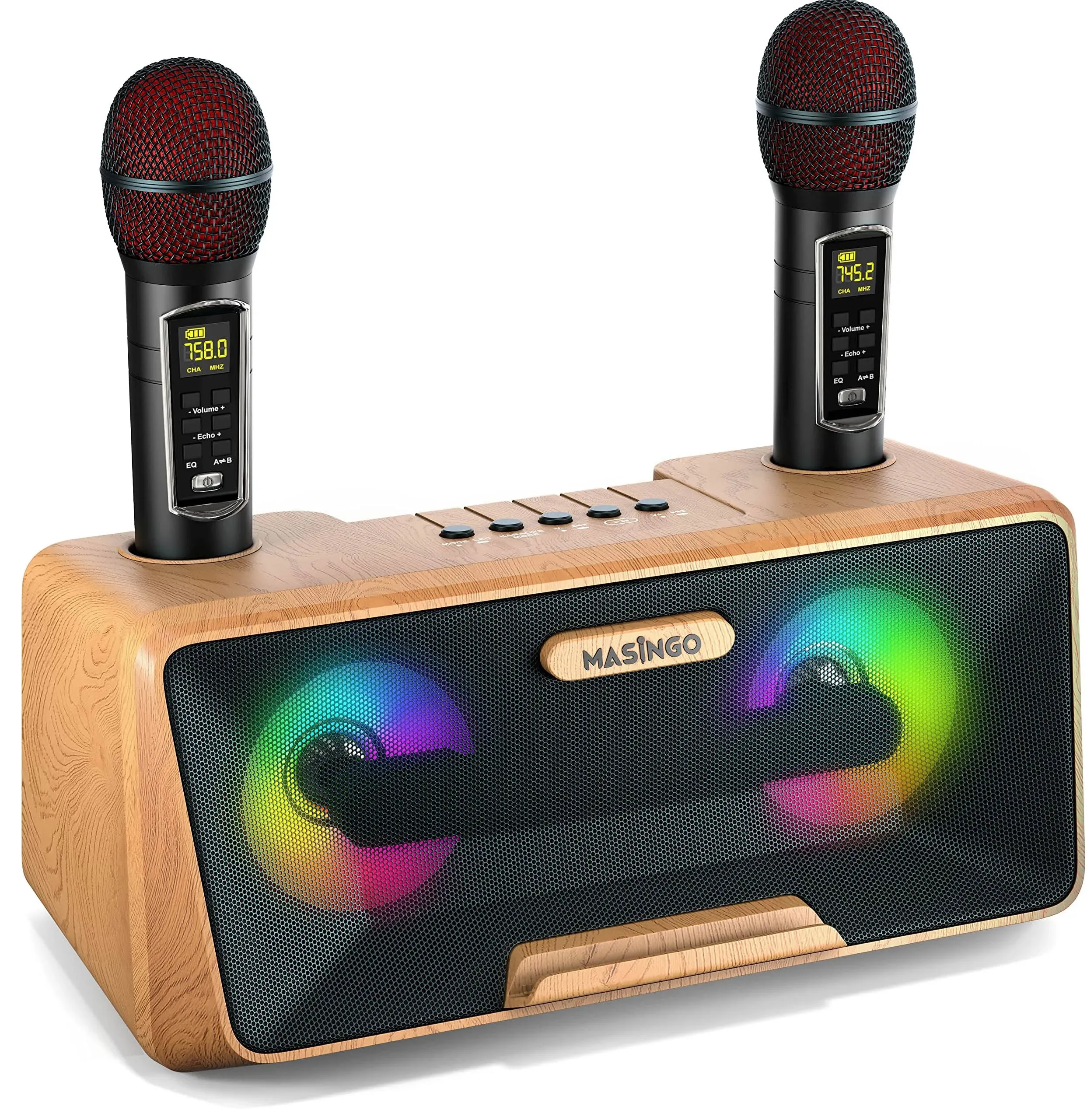 Masingo Presto G2 Wood Karaoke Machine