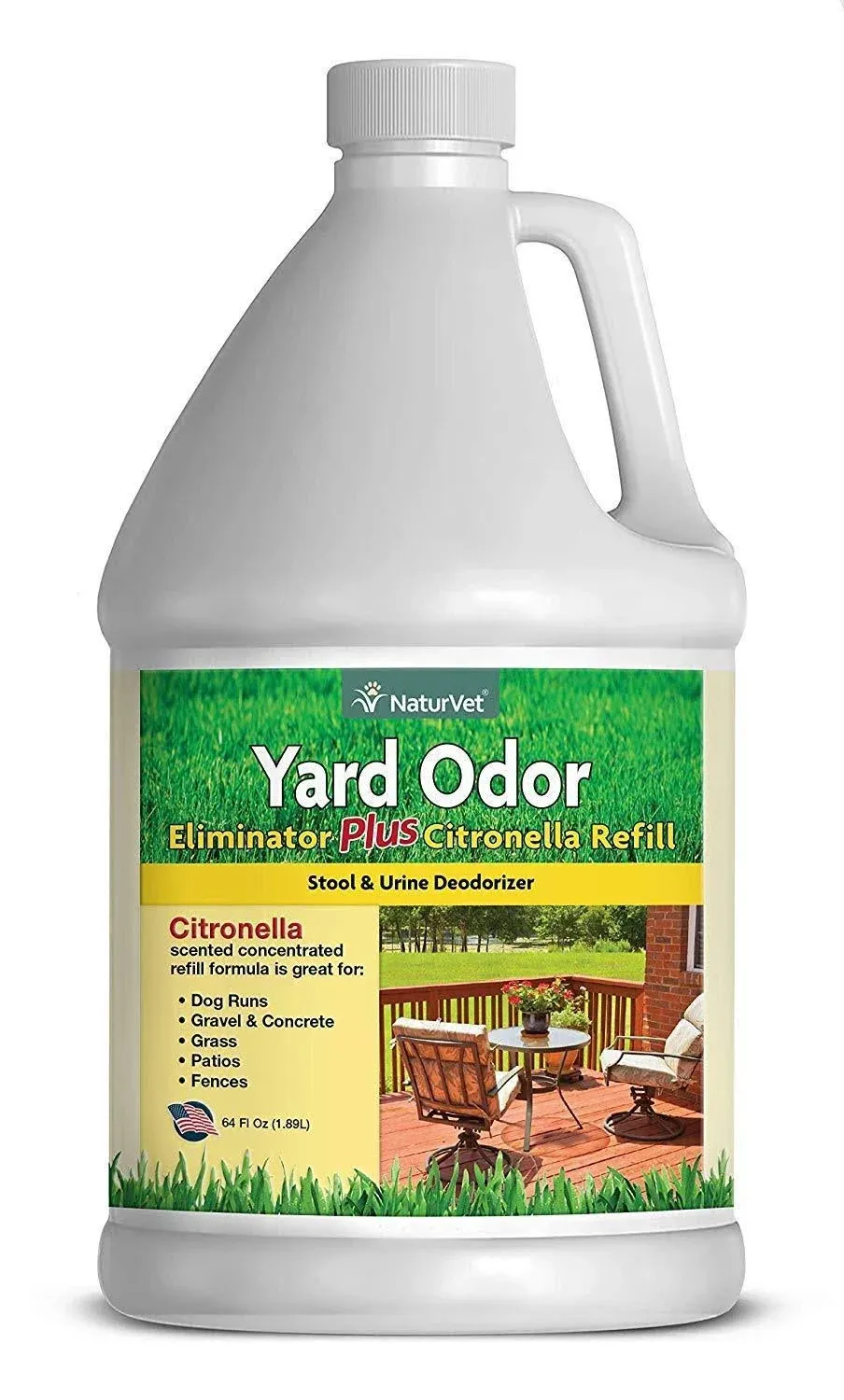 NaturVet Yard Odor Eliminator Plus Citronella Hose Nozzle 32oz.