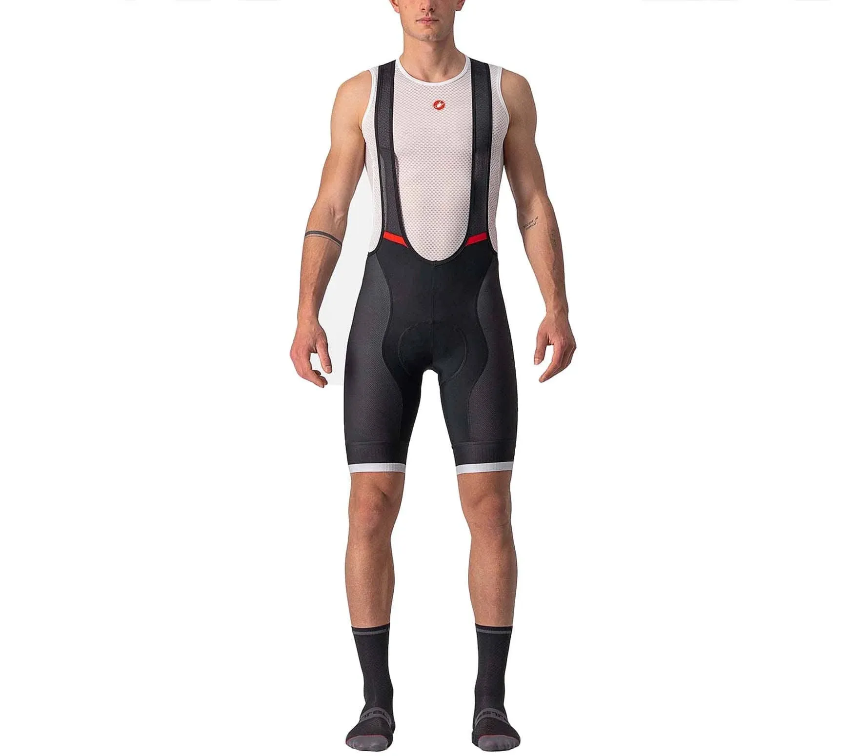 Castelli Competizione Kit Bib Shorts (Black/Silver Grey) (L)