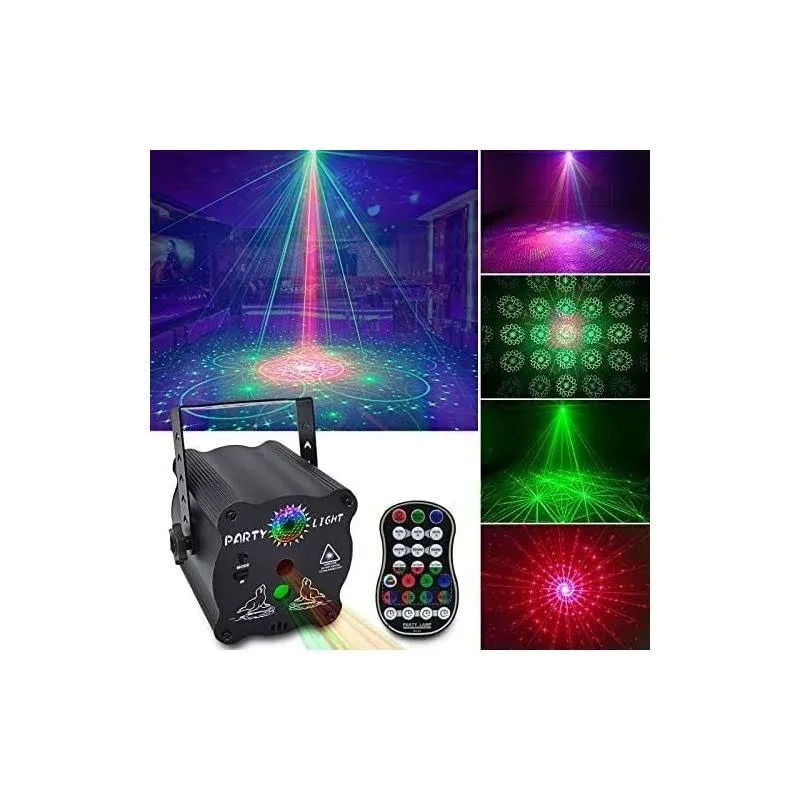 Party Lights Dj Disco Lights, Sound Activated Lights With Remote Control For Dance Party Karaoke Living Room Pub | Reverb