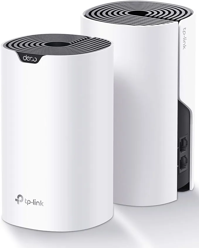 TP-Link Deco Whole Home Mesh WiFi System (Deco S4) – Up to 3,800 Sq.ft. Coverage, WiFi Router and Extender Replacement, Parental Controls, 2-Pack