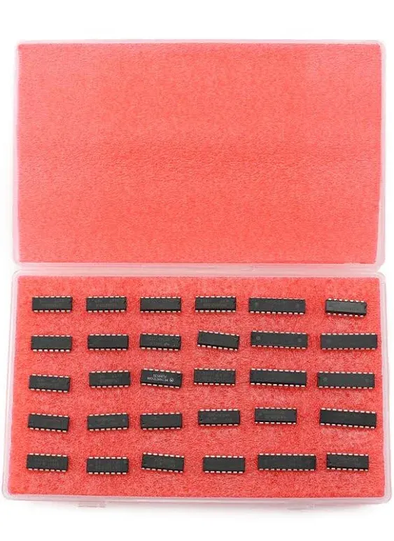 WOWOONE 30 Types 74HCxx Series Logic IC Assortment Kit