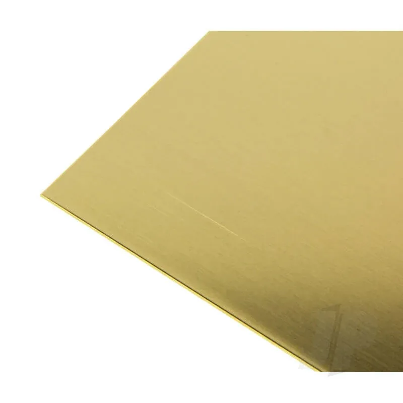 K & S 258 Brass Sheet Assorted 6