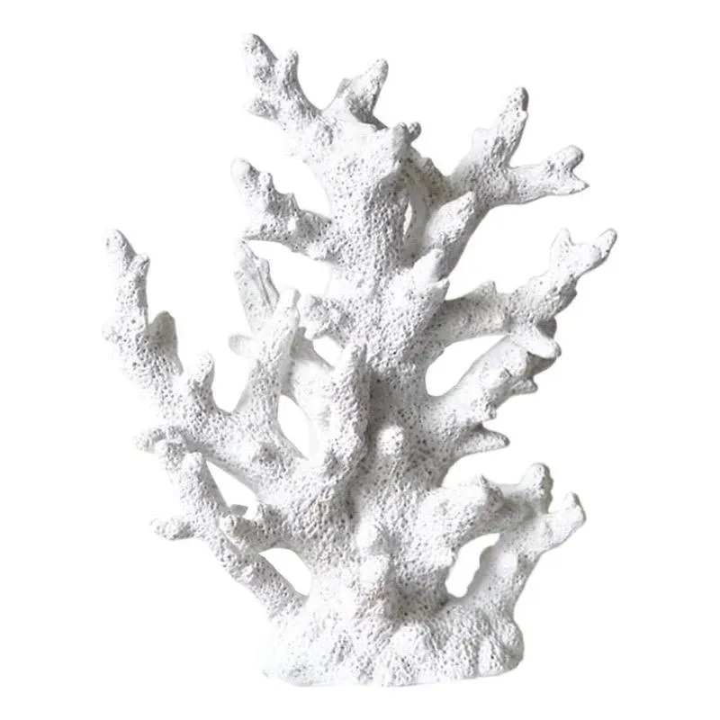 Taotenish Artificial Coral Ornament Underwater Sea Plants Decorations Craft Resin ...