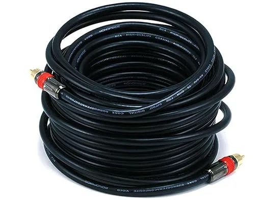 Monoprice 2684 Coaxial Audio/Video RCA CL2 Rated 50ft