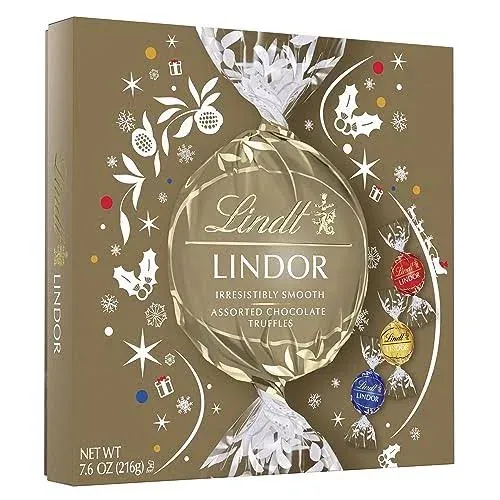 Lindor Holiday Assorted Modern Gift Box - 7.6oz