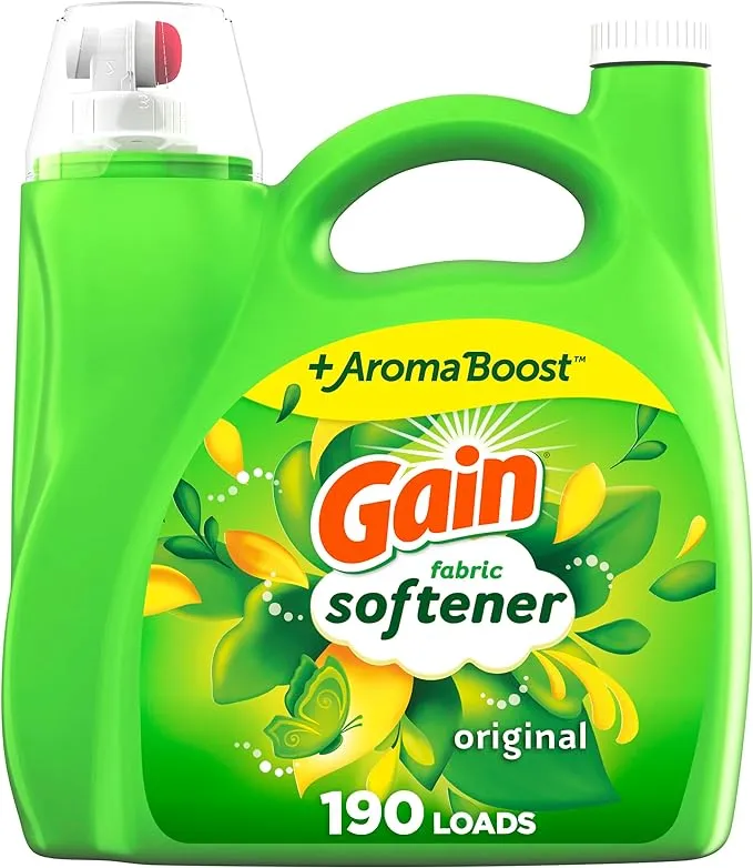 Gain Fabric Softener, Original, 35 fl oz (4 Pack)