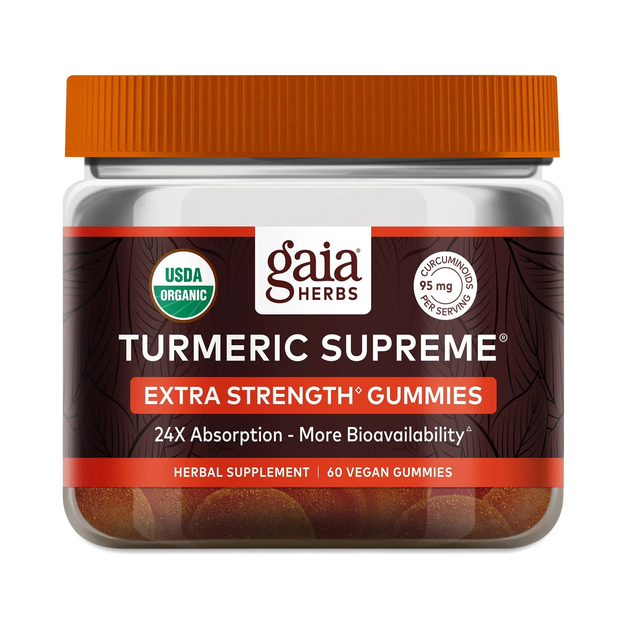 Gaia Herbs - Turmeric Supreme Extra Strength Gummies - 60 Vegan