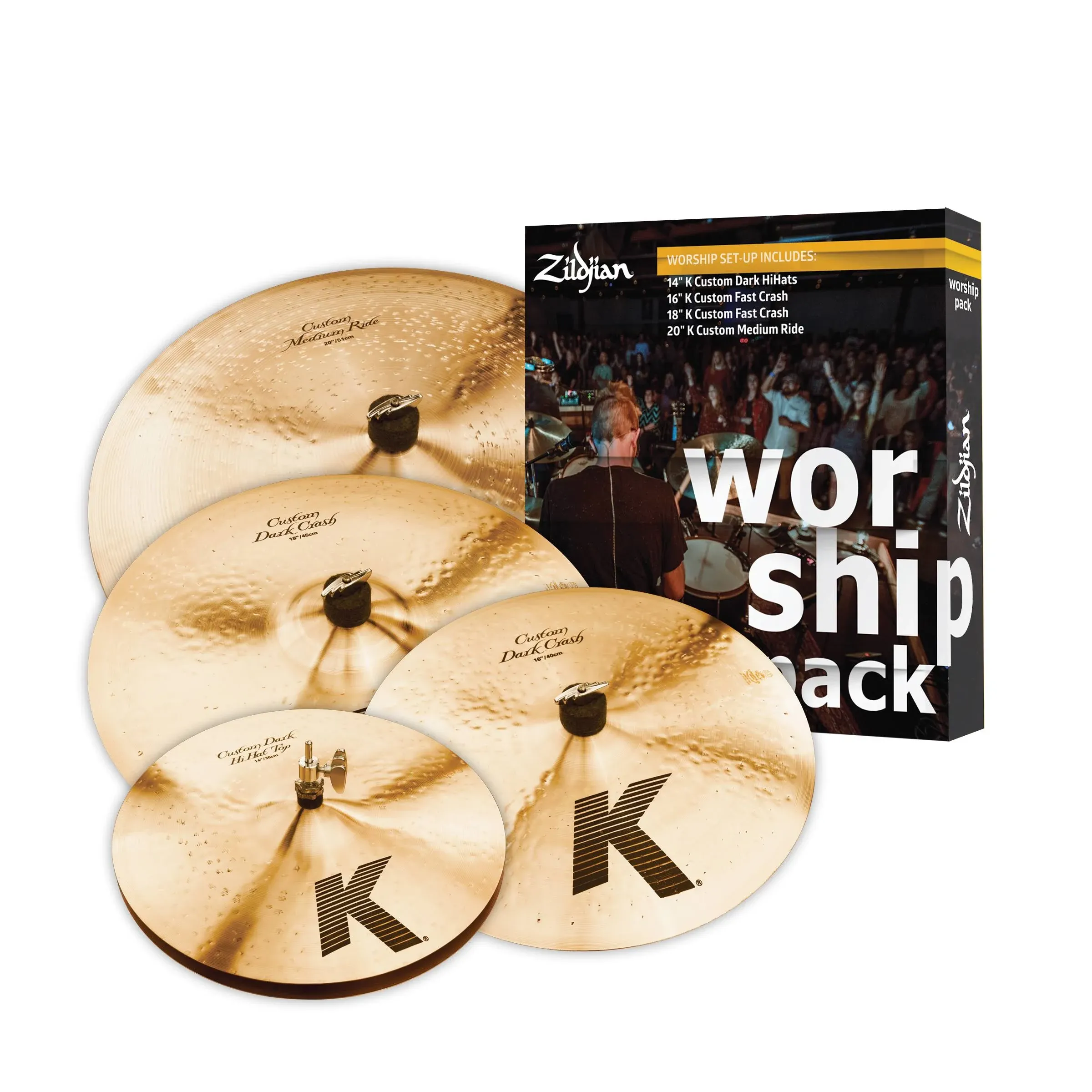 Zildjian K Custom Worship Cymbal Pack