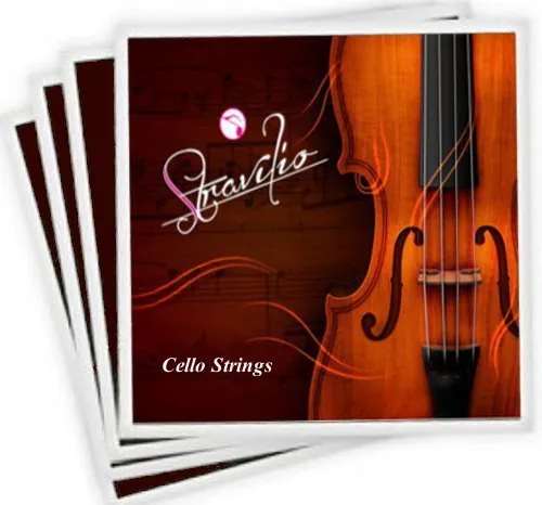 Set of Cello Strings Size 4/4 & 3/4 - A D G & C (Gold Label)