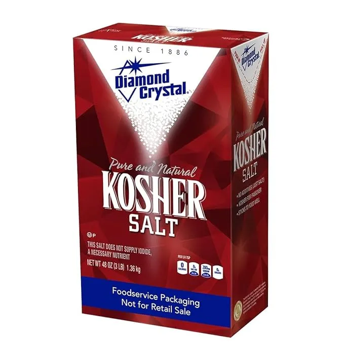 Kosher Salt Flakes – Full Flavor, No Additives and Less Sodium - Pure and Nat...