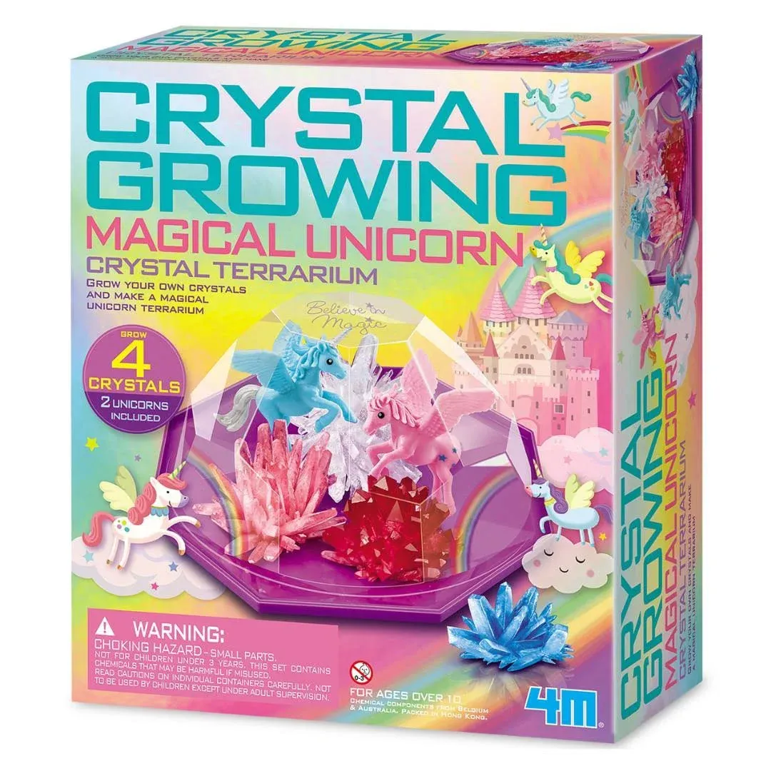 4M Magical Unicorn Crystal Growing Terrarium