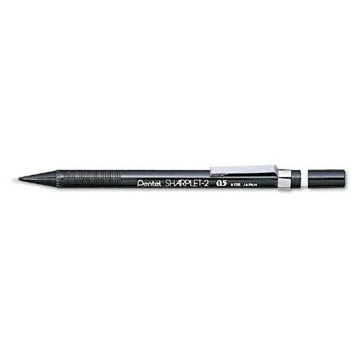 Sharplet-2 Mechanical Pencil, 0.5 mm, HB (#2.5), Black Lead, Black Barrel