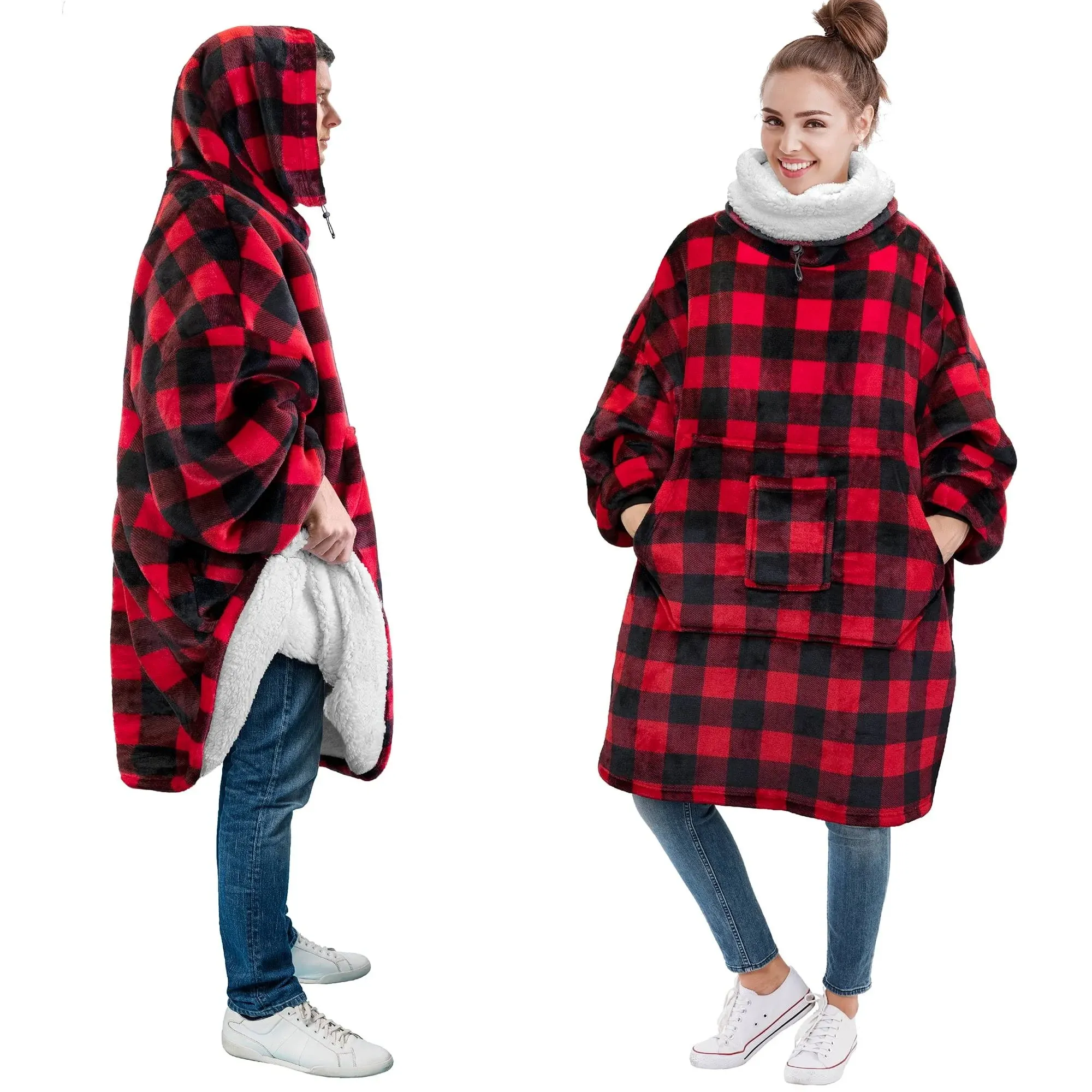 PAVILIA Oversized Wearable Blanket Hoodie