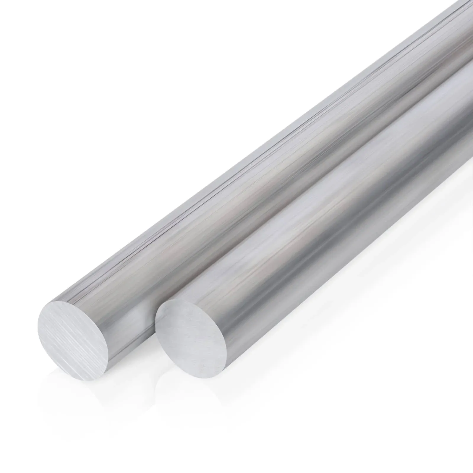 UYHKVXF 2 Pcs 1 inch Diameter Round Aluminum Rod,long 13" 6061 Aluminum Round Bar,T6511 Solid New Mill Stock