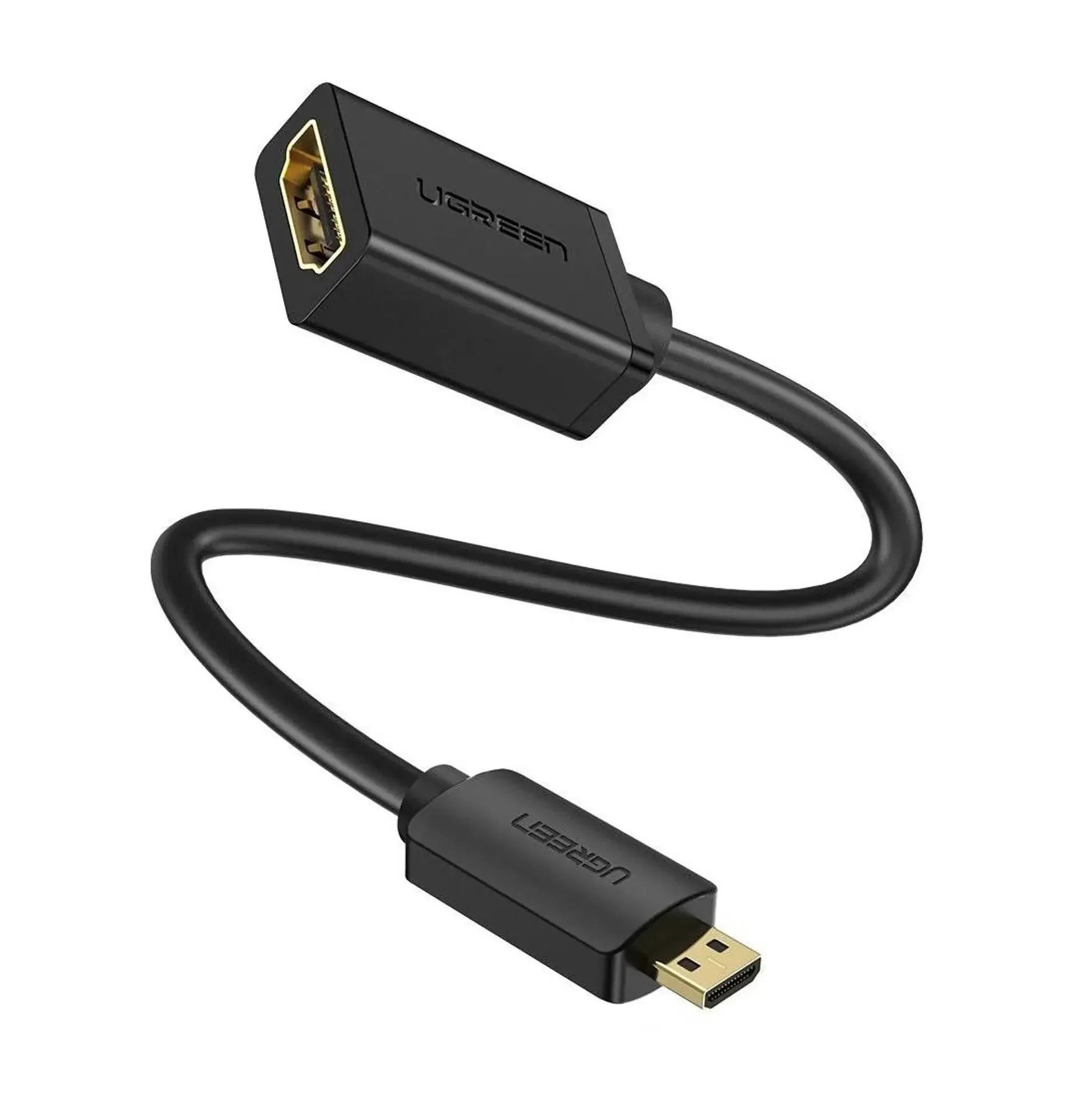 NEW HDMI Female to Micro HDMI Male 4K Adapter HD Video Converter Cable UGREEN