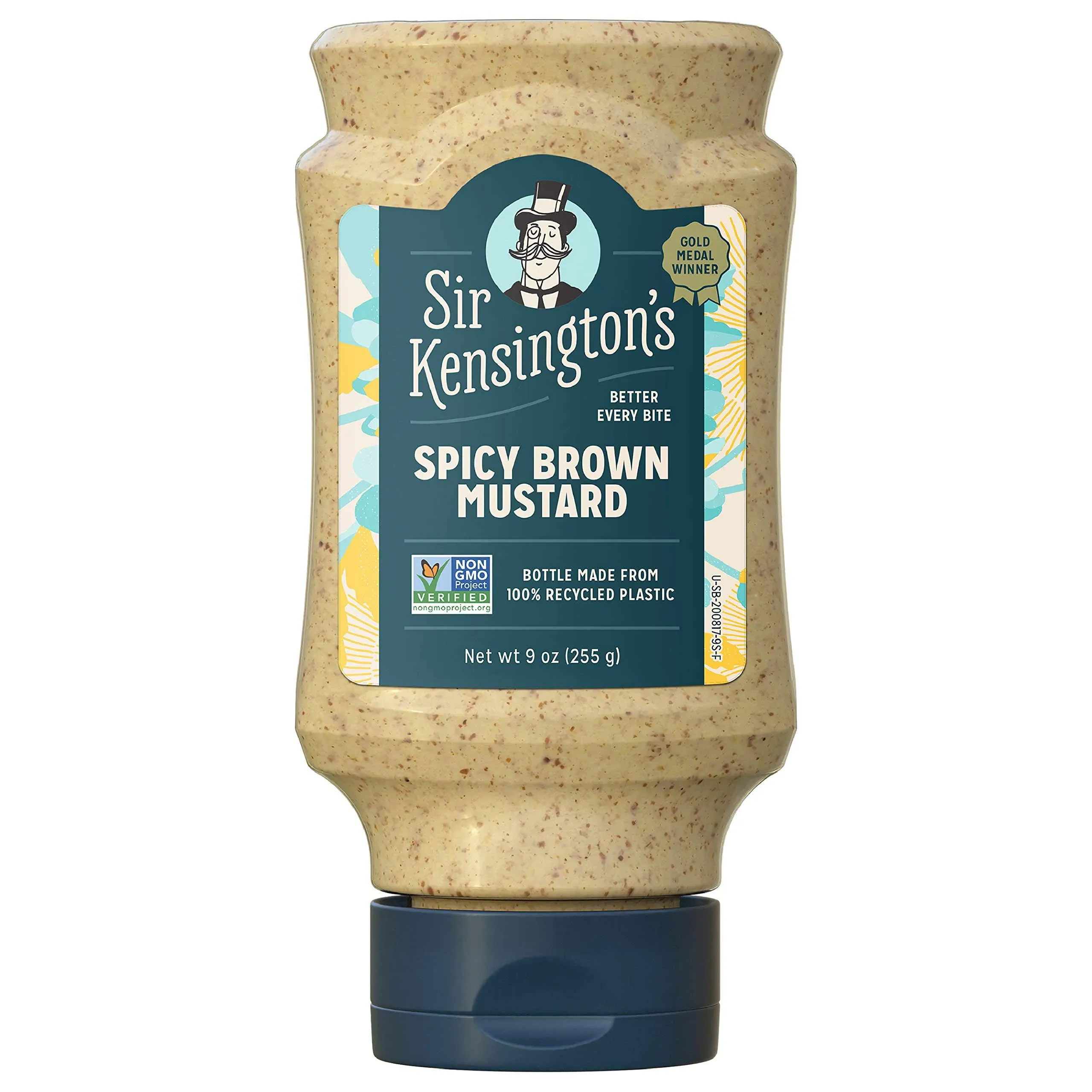 Sir Kensington&#039;s Mustard - Spicy Brown Squeeze Bottle - Case Of 6 - 9 Oz