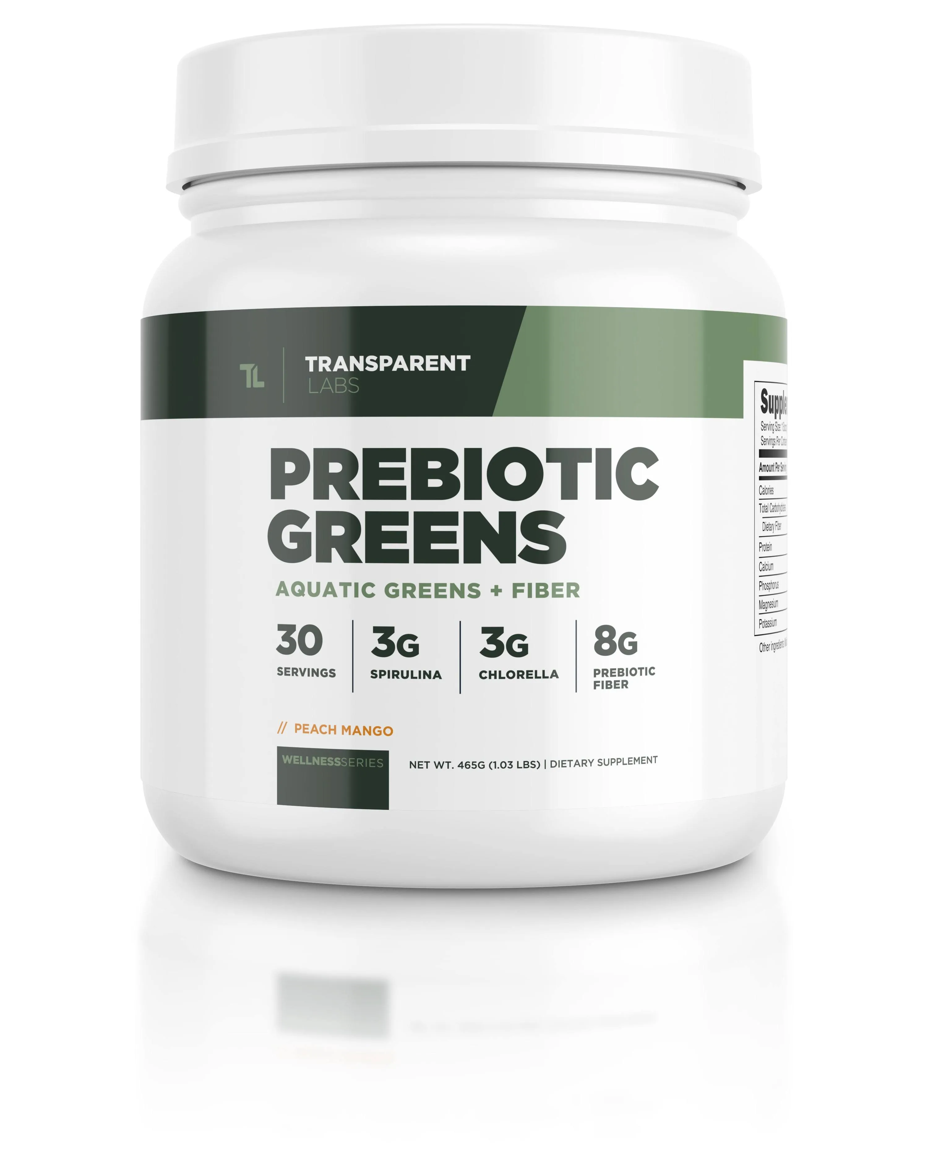 Transparent Labs Prebiotic Greens