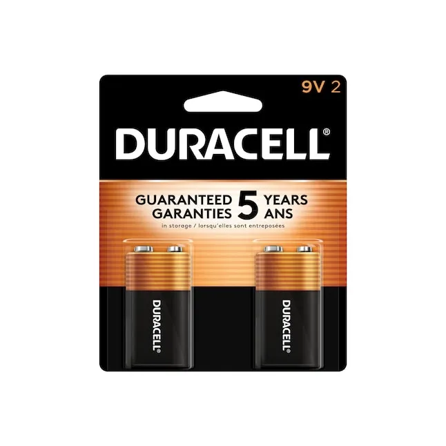 Duracell Coppertop 9V Battery, 6 Count Pack, 9-Volt Battery with Long-lasting Power, All-Purpose Alkaline 9V Battery for Household and Office Devices