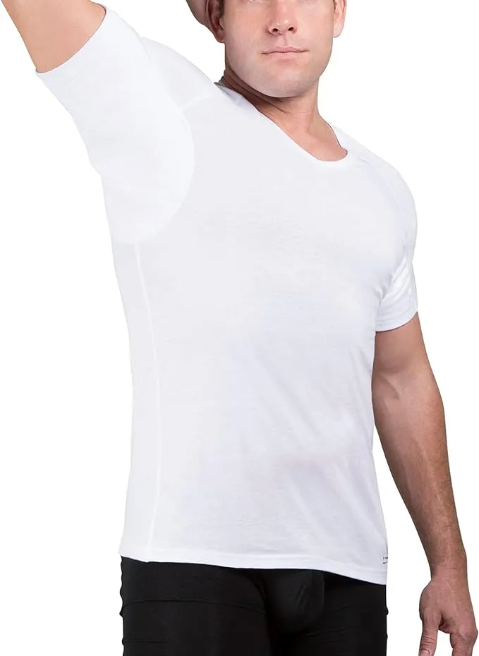 Cotton V-Neck Sweat Proof Undershirt L / White