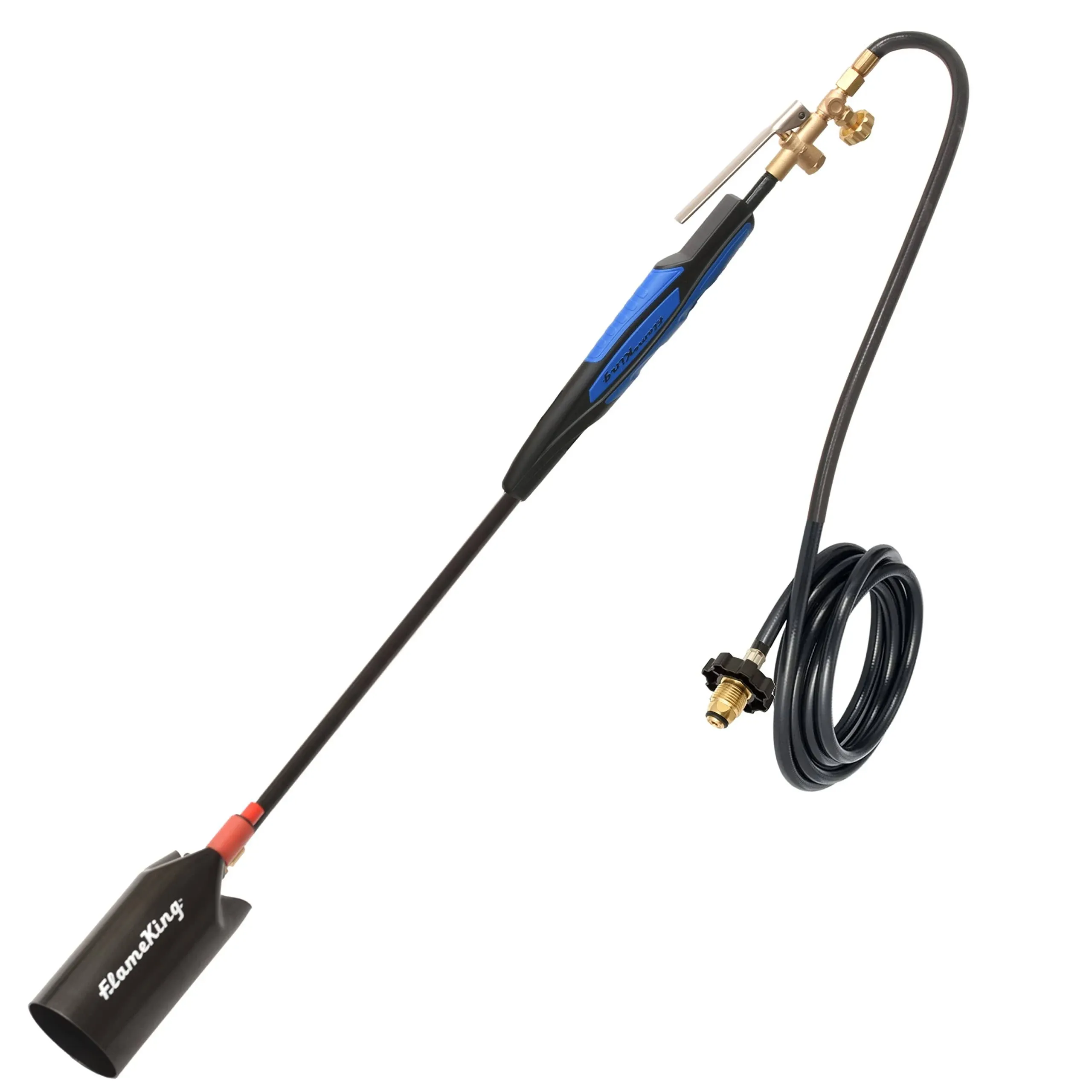 Flame King Heavy Duty 500,000 BTU Propane Torch Weed Burner with Push Button