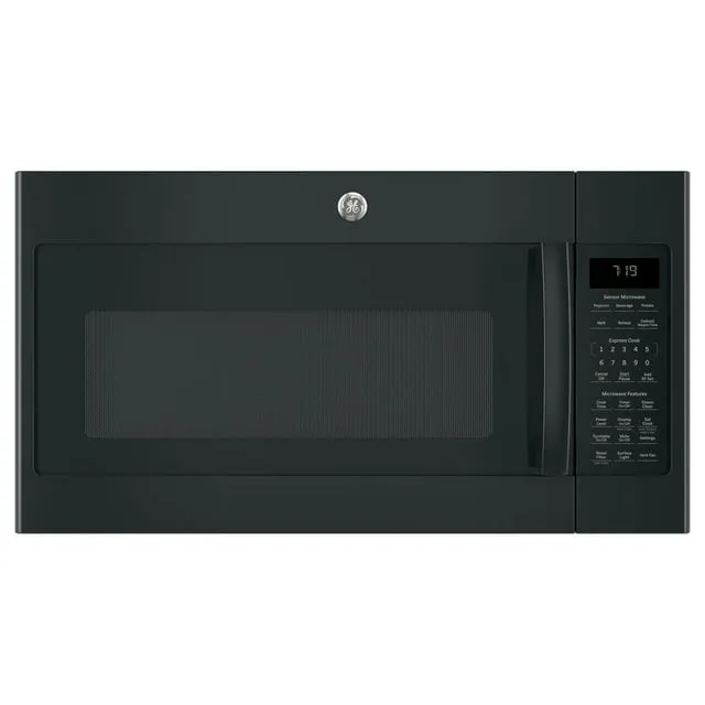 GE 1.9-cu ft 1000-Watt Over-the-Range Microwave with Sensor Cooking (Black)