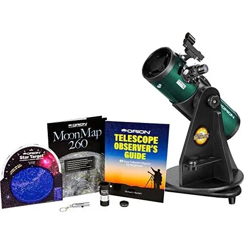 Orion StarBlast 4.5 Astro Reflector Telescope MAX Kit for Beginner and Intermediate Astronomy - Includes Eyepieces, Barlow Lens & Accessories