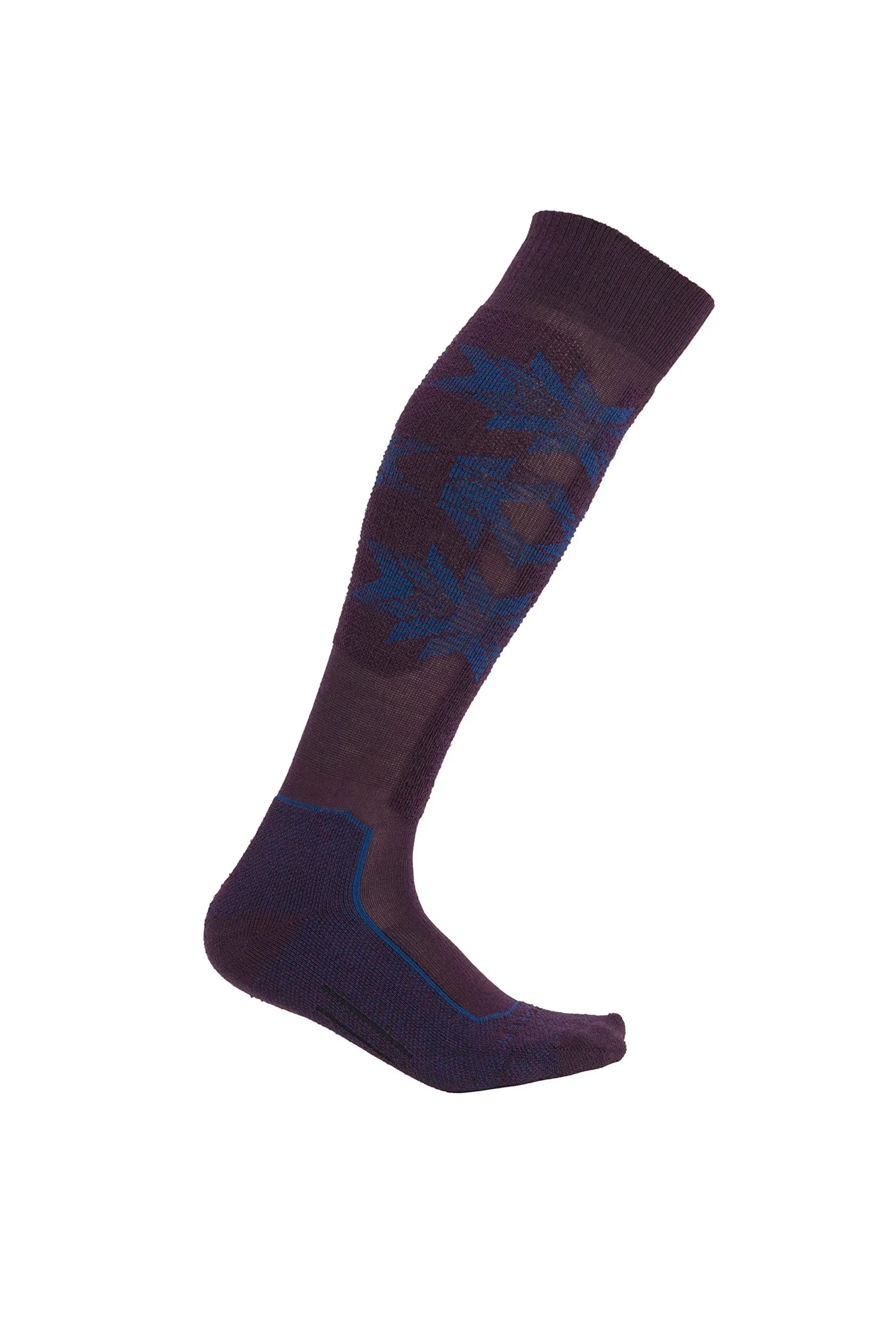 Icebreaker Merino Ski+ Light Over The Calf Socks Ski Heritage - Man - Nightshade ...