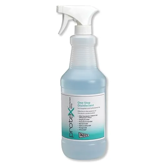 Parker Labs W60697SL Protex Disinfectant Spray Trigger Bottle, 32oz