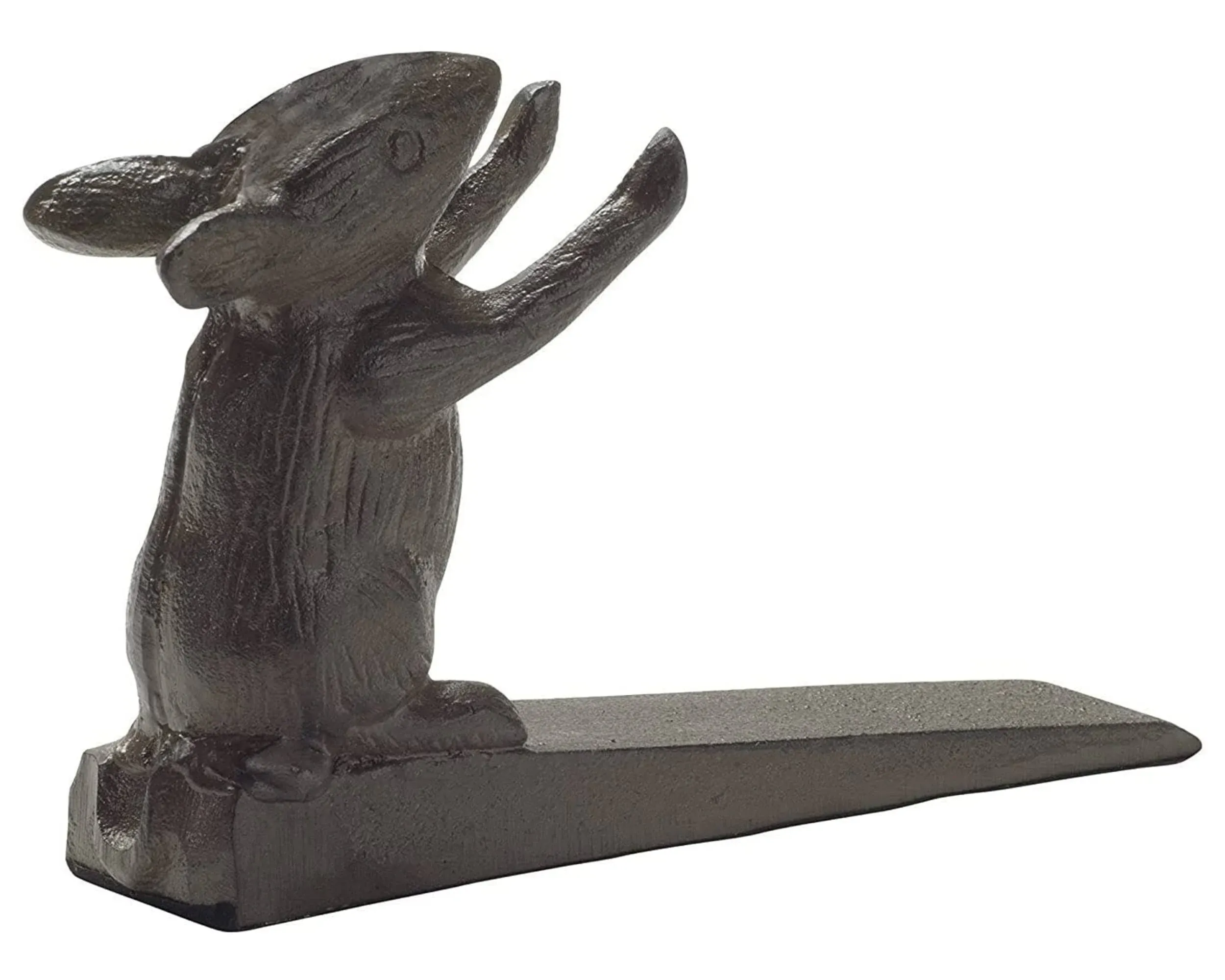 Vintage Cast Iron Mouse Door Stop Wedge by Comfify